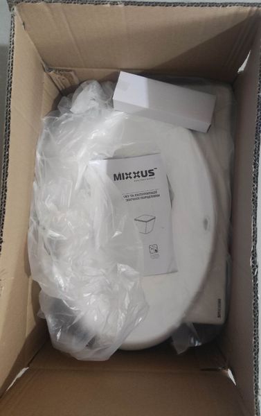 Раковина підвісна Mixxus Premium DIVERSE-1201-R 400х215х140mm з отвором під змішувач та переливом (MP6506) MP6506 фото