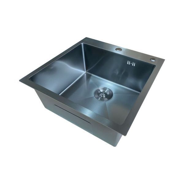 Мийка Mixxus MH5050 Micro Decor Graphite (3.0/0.8) з нерж. сталі (колір графіт) (MI8213) MI8213 фото