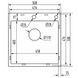 Мийка Mixxus MH5050 Micro Decor Graphite (3.0/0.8) з нерж. сталі (колір графіт) (MI8213) MI8213 фото 2