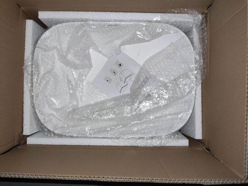Раковина накладна Mixxus Premium DIVERSE-0112 MARBLE 455х325х135mm (MP6543) MP6543 фото