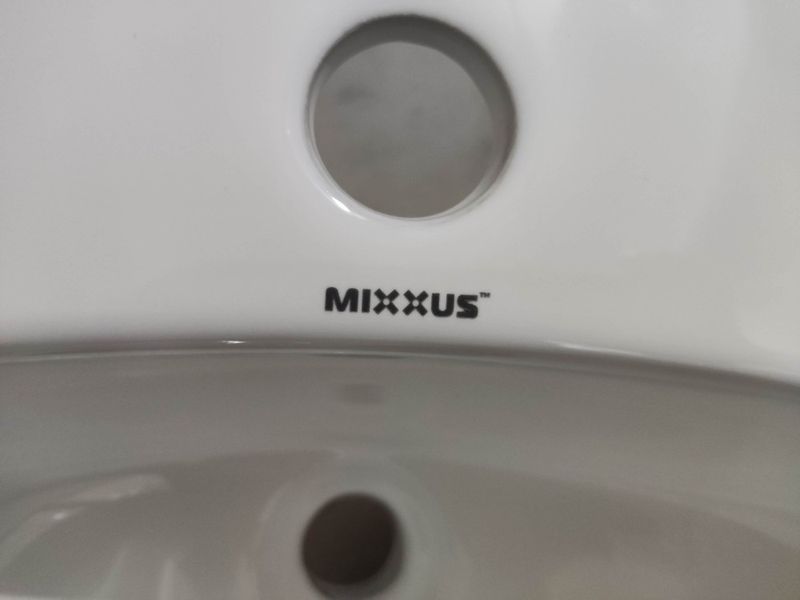 Раковина врізна на стільницю Mixxus Premium TOPPER-1602 515х400х200mm з отвором під змішувач та переливом (MP6572) MP6572 фото