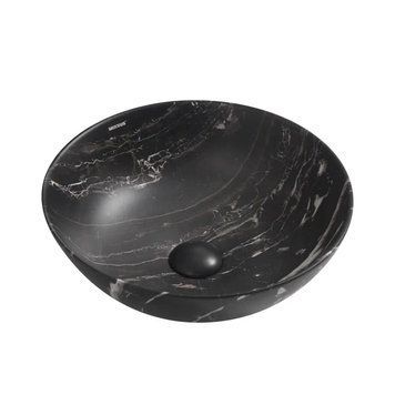 Раковина накладна Mixxus Premium ELLIPSE-0106 MARBLE 390х390х140mm (MP6533) MP6533 фото