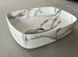 Раковина накладна Mixxus Premium BEVEL-0102 MARBLE 495х370х135mm (MP6519) MP6519 фото 3