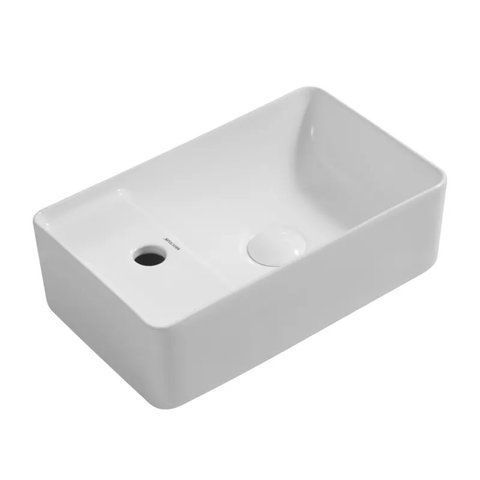 Раковина підвісна Mixxus Premium QUADRO-1201-R 430х265х135mm з отвором під змішувач та переливом (MP6504) MP6504 фото