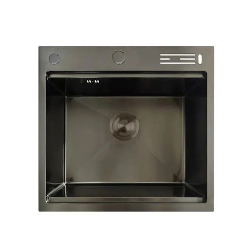 Мийка Mixxus MH5050-SK Nano-Black з н.ст.зі сходинкою для сушарки, з підст.під ножі(графіт) (MX1940) MX1940 фото