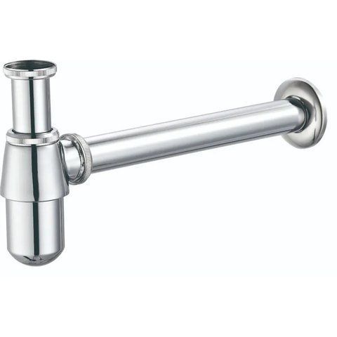 Сифон для раковини Mixxus SIPHON-01 без випуску (під донний клапан) без ревізії (Колір хром) 1 1/4'' (AC3570) AC3570 фото