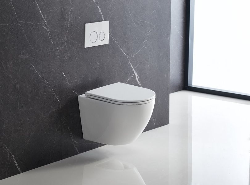 Унітаз підвісний Mixxus Premium Ellipse-0301-R 495x365x365mm, система змиву Rimless (MP6460) MP6460 фото