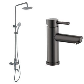 Набір 2 в 1 MIXXUS SUS-001-A GRAPHITE SUS304 (MI5904) + MIXXUS SUS-009-J GRAPHITE SUS304 (MI5910) SET-M6229 фото