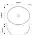 Раковина накладна MIXXUS PREMIUM ELLIPSE-0108 EDGE BLACK 400х330х145mm (MP6527) MP6527 фото 6