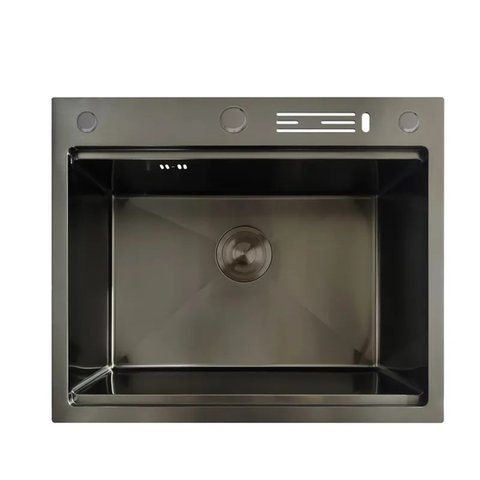 Мийка Mixxus MH6050-SK Nano-Black з н.ст. зі сход.для суш.з підстав.під ножі(граф)(MX1942) MX1942 фото