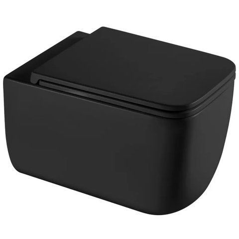 Унітаз підвісний Mixxus Premium DIVERSE-0301-T1 BLACK 530х365х373mm, система змиву TORNADO 1.0 (MP6600) MP6600 фото
