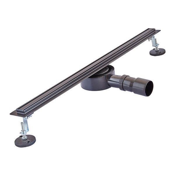 Душовий трап з нерж. сталі SUS304 Mixxus Drain-05-70-Slim Black (30x700 мм) (Чорний) (MI6170) MI6170 фото