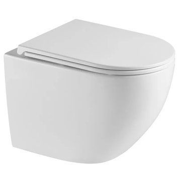 Унітаз підвісний Mixxus Premium Ellipse-0303-R 520x365x360mm, система змиву Rimless (MP6463) MP6463 фото