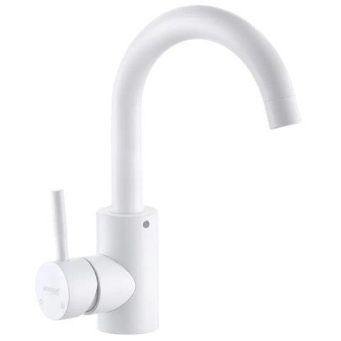 Змішувач для умивальника Mixxus SUS-011-B White з нерж. стали SUS304 (MI5754) MI5754 фото