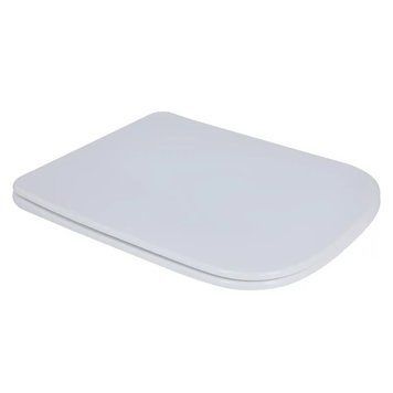 Сидіння-кришка для унітазу Mixxus SEAT COVER QUADRO-2001 з мікроліфтом 450x360x60mm (MI6717) MI6717 фото