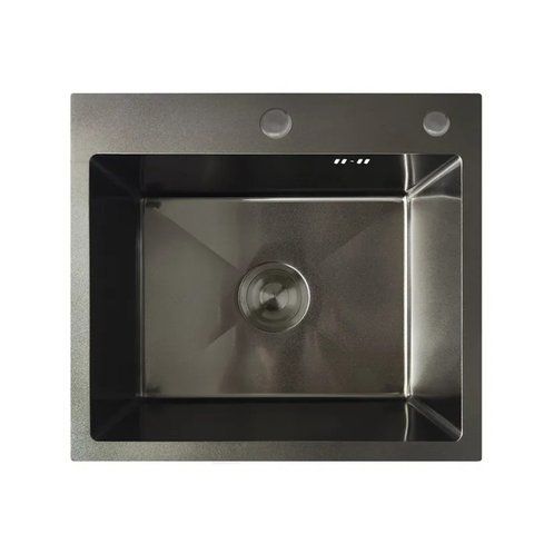 Мийка з нержавіючої сталі Mixxus MH5045 Decor Graphite (3.0/0.8) колір графіт (MI8310) MI8310 фото