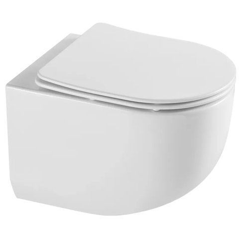 Унітаз підвісний Mixxus Premium Ellipse-0302-T3 495x360x370mm, система змиву Tornado 3.0 (MP6462) MP6462 фото