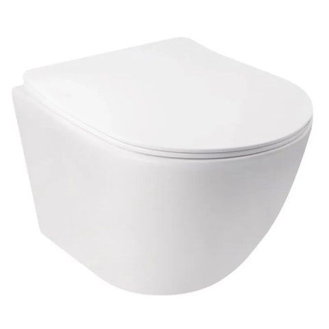Унітаз підвісний Mixxus ELLIPSE-0306-R 520x360x365mm, система змиву RIMLESS (MI6708) MI6708 фото