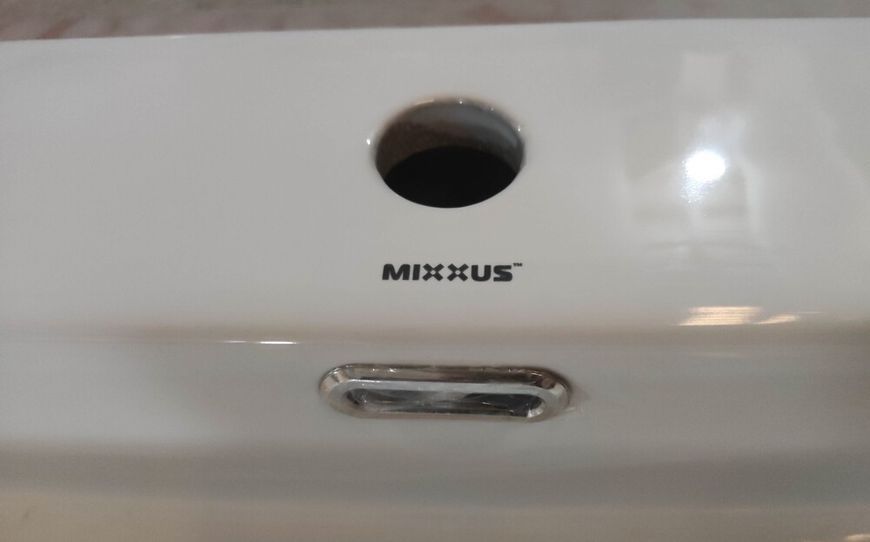 Раковина підвісна Mixxus Premium QUADRO-0206 600х360х130mm з отвором під змішувач та переливом (MP6509) MP6509 фото