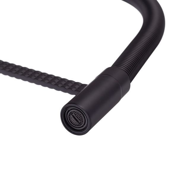 Змішувач для кухні Mixxus Premium Spark 017 BLACK (MI6969) MI6969 фото