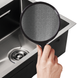 Мийка багатофункціональна Mixxus MH7546-SET-06 Decor Graphite з вбудованим змішувачем з нерж. сталі (MI8464) MI8464 фото 2