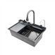 Мийка багатофункціональна Mixxus MH7546-SET-06 Decor Graphite з вбудованим змішувачем з нерж. сталі (MI8464) MI8464 фото 1