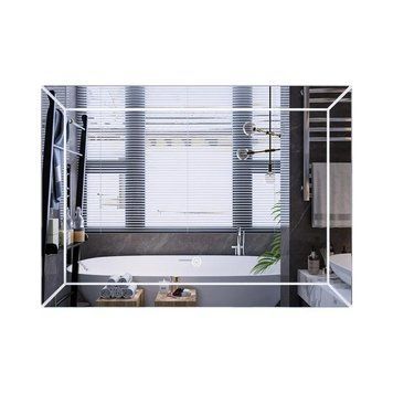Дзеркало Mixxus Premium CUBIC MR14-80x60-Reverse з Led Touch, Anti-fog, димером, регулятором яскравості (MP6648) MP6648 фото