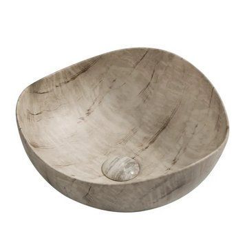 Раковина накладна Mixxus Premium WAVE-0103 MARBLE 380х380х170mm (MP6532) MP6532 фото