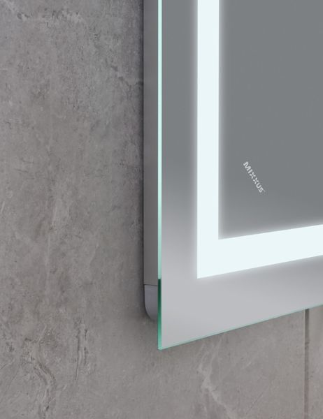 Дзеркало Mixxus WARM MR12-80x70-Reverse з Led Touch, Anti-fog, димером, регулятором яскравості (MI6936) MI6936 фото