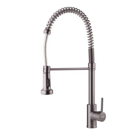 Змішувач для кухні з виливом пружина Mixxus Premium SPRING 017 GRAPHITE (MI6952) MI6952 фото