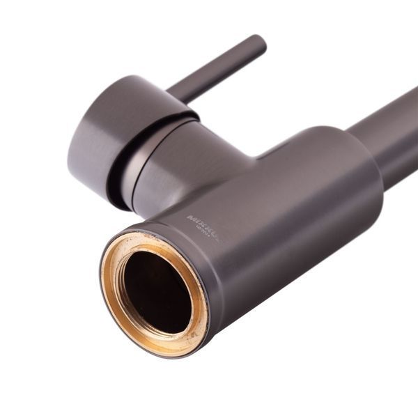 Змішувач для кухні з виливом пружина Mixxus Premium SPRING 017 GRAPHITE (MI6952) MI6952 фото