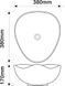 Раковина накладна Mixxus Premium WAVE-0103 MARBLE 380х380х170mm (MP6532) MP6532 фото 8