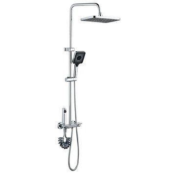 Душова колона зі змішувачем Mixxus Premium MARLIN 009-J з кнопкою перемикання, 4 режими (MI6830) MI6830 фото