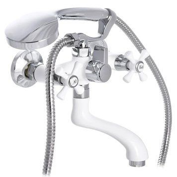 Змішувач для ванни Mixxus Omega 142 White (MI2769) MI2769 фото