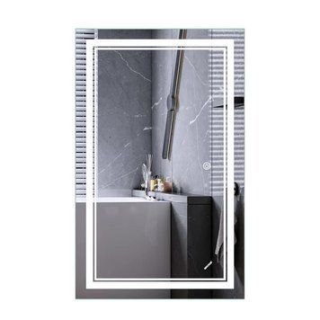 Дзеркало Mixxus Premium QUADRO MR20-50x80-Reverse з Led Touch, Anti-fog, димером, регулятором яскравості (MP6620) MP6620 фото