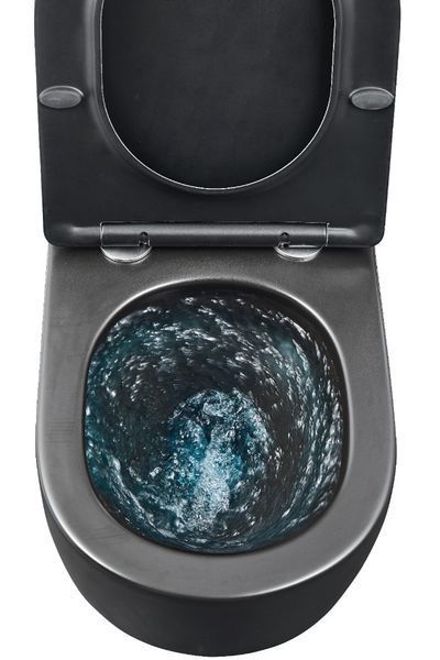 Унітаз підвісний Mixxus Premium BEVEL-0301-T3 BLACK 515х355х365mm, система змиву TORNADO 3.0 (MP6595) MP6595 фото