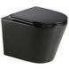 Унітаз підвісний Mixxus Premium BEVEL-0301-T3 BLACK 515х355х365mm, система змиву TORNADO 3.0 (MP6595) MP6595 фото 1