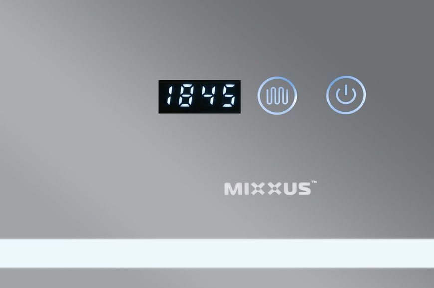 Дзеркало Mixxus STYLE MR03-90x70 з Led Touch, Anti-fog, димером, регулятором яскравості, годинником (MI6007) MI6007 фото