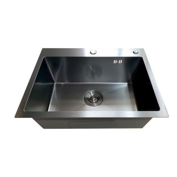 Мийка Mixxus MH5843 Micro Decor Black (3.0/0.8) з нерж. сталі (колір чорний) (MI8219) MI8219 фото