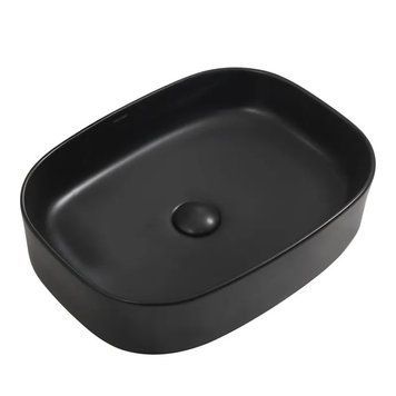Раковина накладна Mixxus Premium BEVEL-0103 BLACK 510х370х120mm (MP6520) MP6520 фото