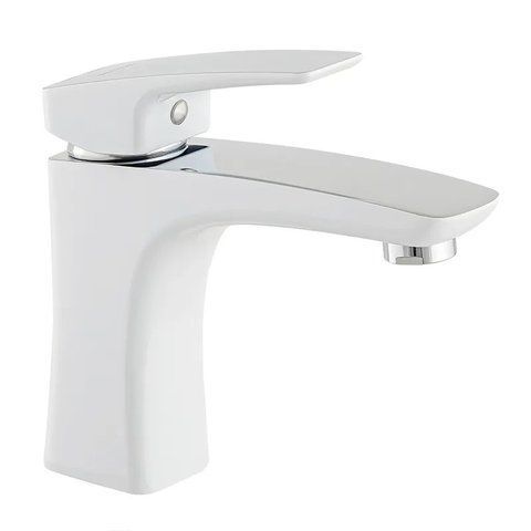 Змішувач для умивальника Mixxus Premium Patrick 001 гайка (White) (MI5853) MI5853 фото