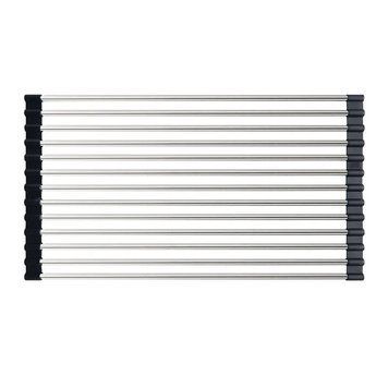Килимок-сушарка для посуду Mixxus RAC-01.SUS BLACK на мийку з нерж. сталі SUS304 (MX1945) MX1945 фото