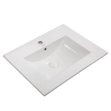 Раковина меблева Mixxus Premium CUBIC-1501 610х460х170mm з отвором під змішувач та переливом (MP6495) MP6495 фото