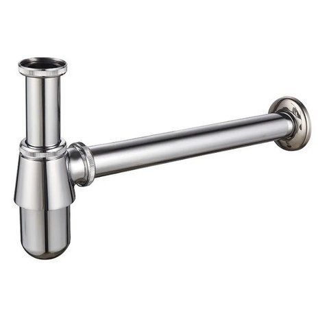 Сифон для раковини Mixxus SIPHON-01 без випуску (під донний клапан) без ревізії (Колір хром) 1 1/4'' (MI6142) MI6142 фото