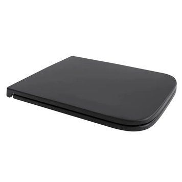 Сидіння-кришка для унітазу Mixxus Premium SEAT COVER QUADRO-2001 BLACK з мікроліфтом 427х344х39mm (MP6616) MP6616 фото