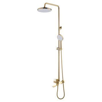 Душова колона зі змішувачем Mixxus Wilson 009-J Brushed Gold (Колір матове золото) (MI7124) MI7124 фото