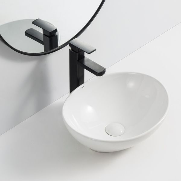 Раковина накладна Mixxus Premium ELLIPSE-0107 345х265х120mm (MP6525) MP6525 фото