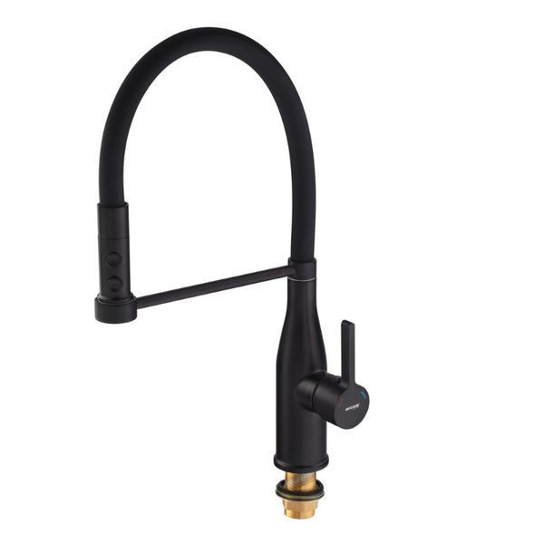 Змішувач для кухні Mixxus Premium Summer 017 BLACK REFL.BLACK (MI6961) MI6961 фото