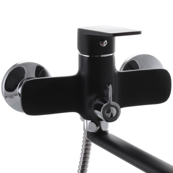 Змішувач для ванни Mixxus Oregon 006 Euro Чорний (MI5915) MI5915 фото