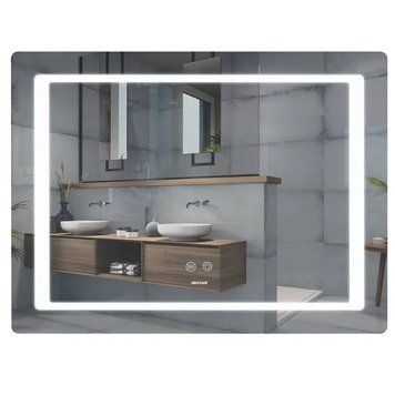 Дзеркало Mixxus STYLE MR13-70x50-Reverse з Led Touch, Anti-fog, димером, регулятором яскравості (MI6665) MI6665 фото